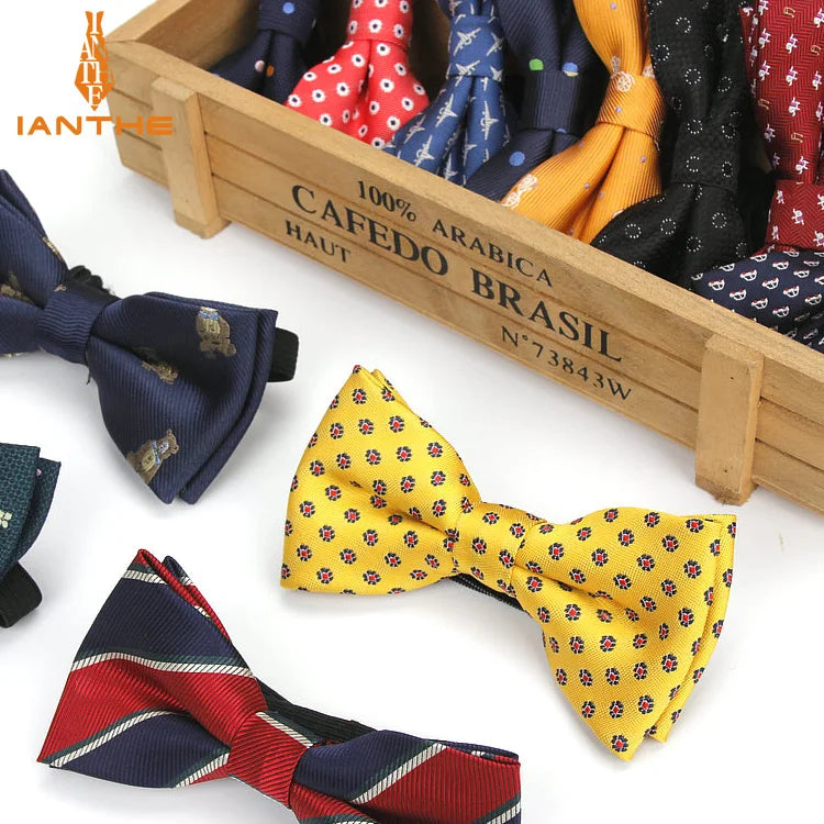 Cravate décontractée en coton pour homme, 6 cm, motif feuilles, imprimé oiseaux, style classique, idéal pour un mariage ou une soirée