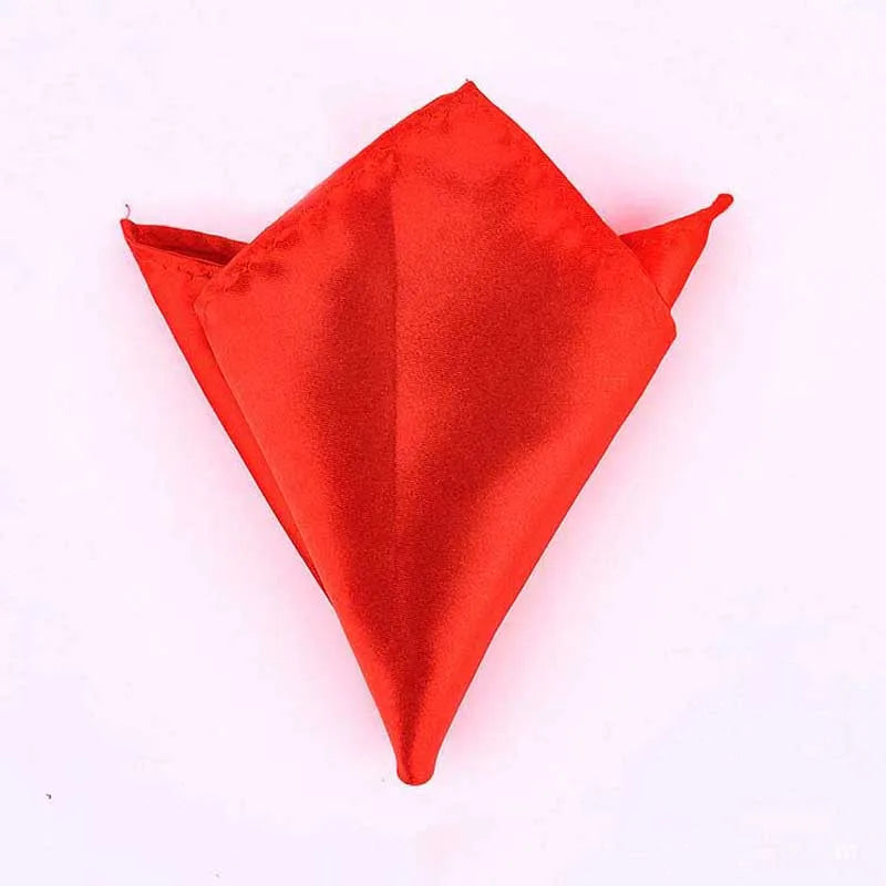 Satin Handkerchief For Men Candy Color Mens Suits Pocket Square Business Chest Towel Hanky Suit Napkin Solid Sale