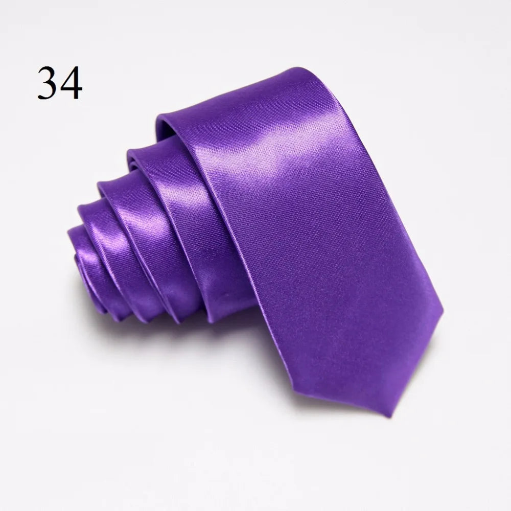 HOOYI Cravate fine tendance pour homme, 5 cm, étroite, cadeau de mariage