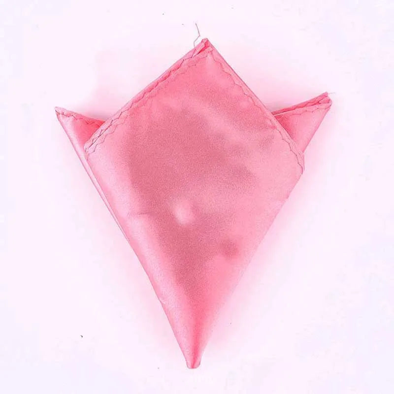 Satin Handkerchief For Men Candy Color Mens Suits Pocket Square Business Chest Towel Hanky Suit Napkin Solid Sale