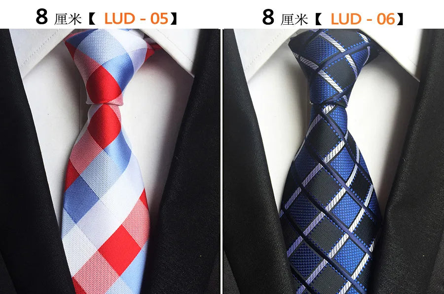 68 Colors NEW 8cm Tie for Man Tie Luxury Striped Flower Business Neck Tie Suit Cravat Wedding Party Necktie Men Gift