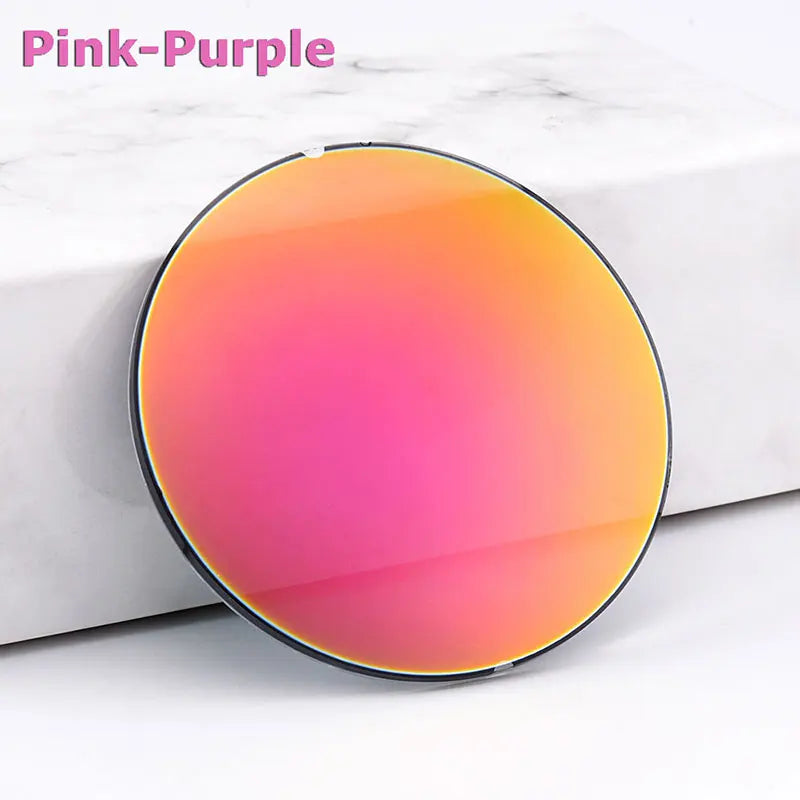 1.499 Single Vision Polarized Mirror Colorful Myopia Eyeglasses Lenses SPH -9.00~0 Cyl Optical Sun Glasses Lens High Quality