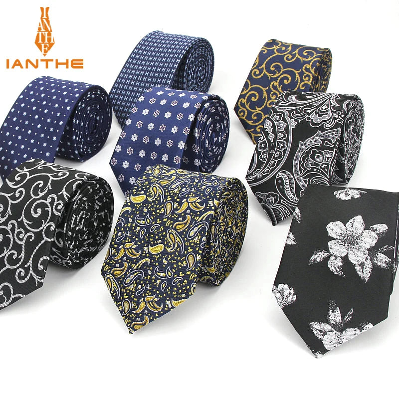 Cravates de luxe pour hommes, motif ancre tissé, pour hommes, cravates fines, cravate fine en polyester jacquard, cravates de mariage Corbata Gravata