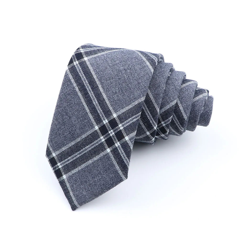 Nouvelles cravates en polyester TR souple pour hommes, fines, à carreaux, pour affaires, robe de mariée, papillon, accessoires de cou quotidiens