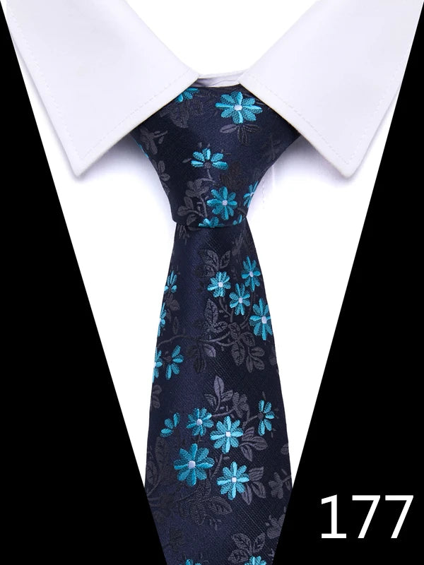 Cravate homme 7,5 cm, style nouveau, bleu, vert et orange, motif cachemire, motif floral, pour mariage, travail