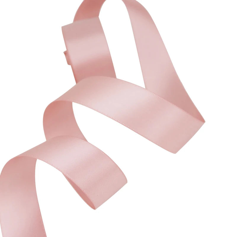 (10 meters) Pink Meat Double Face Satin ribbon polyester High Quality wholesale Christmas lace Ribbons