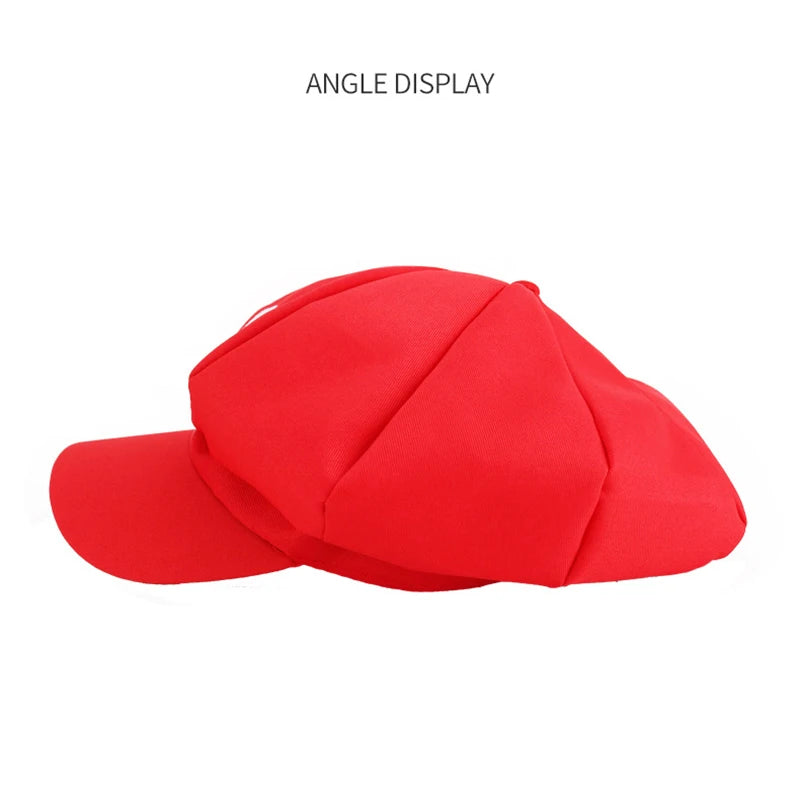 Anime Super Hat Casquette Luigi Bros Lettre Imprimé Cosplay Dessin Animé Baseball Costume pour Adulte Chapeaux Waluigi Wario Odyssey Cappy 3D Chapeau