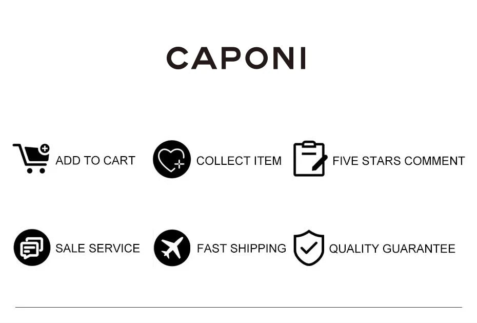 CAPONI Original Designer Men Glasses Frames Pure Titanium Business Eyewear Anti Blue Light Multifunctional Frame Glasses J23615