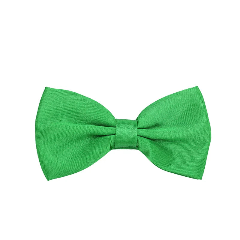 HUISUI 2024 New 43 Color Suit Bow Tie Wedding Gift Solid Party Classic Butterfly Cravat Wholesale Polyester Material Bowtie