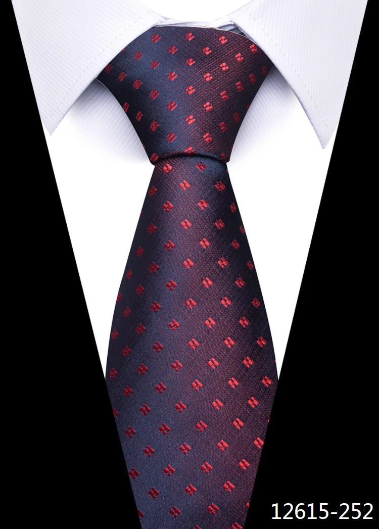 Cravate pour homme, 7,5 cm, de luxe, gris foncé, accessoires de mariage, à pois, pour le travail