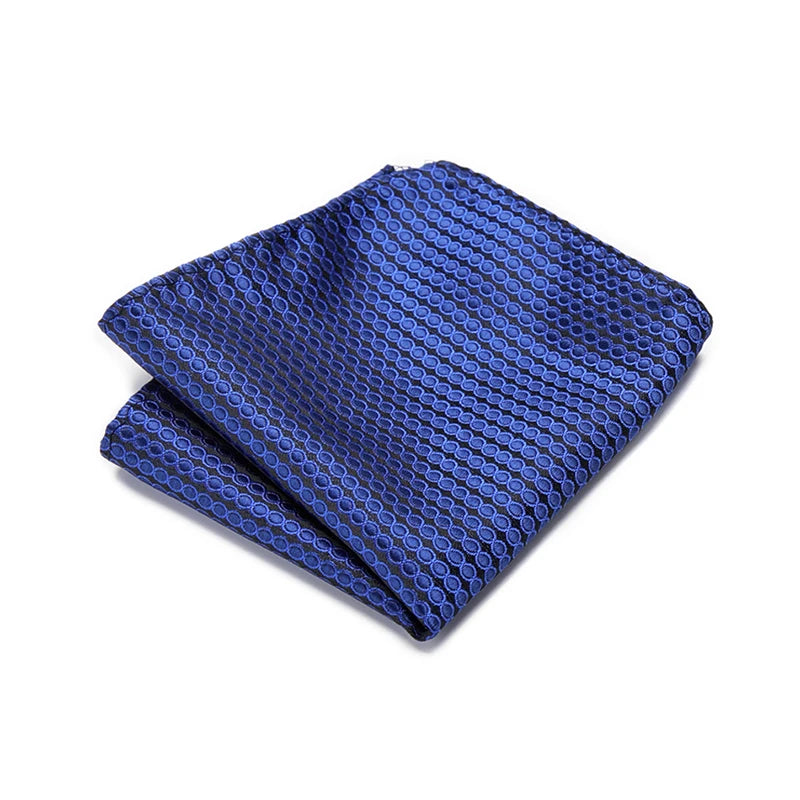 Fashion Silk Hankerchief Scarves Vintage Hankies Men's Pocket Square Handkerchiefs Striped Solid Snot Rag 22*22 cm