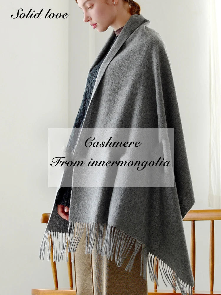Cashmere Scarf Women Winter Scarf Pashmina Scarves 2023 Adult Women Luxury Brand Womens Keep Warm Brand Designer Women