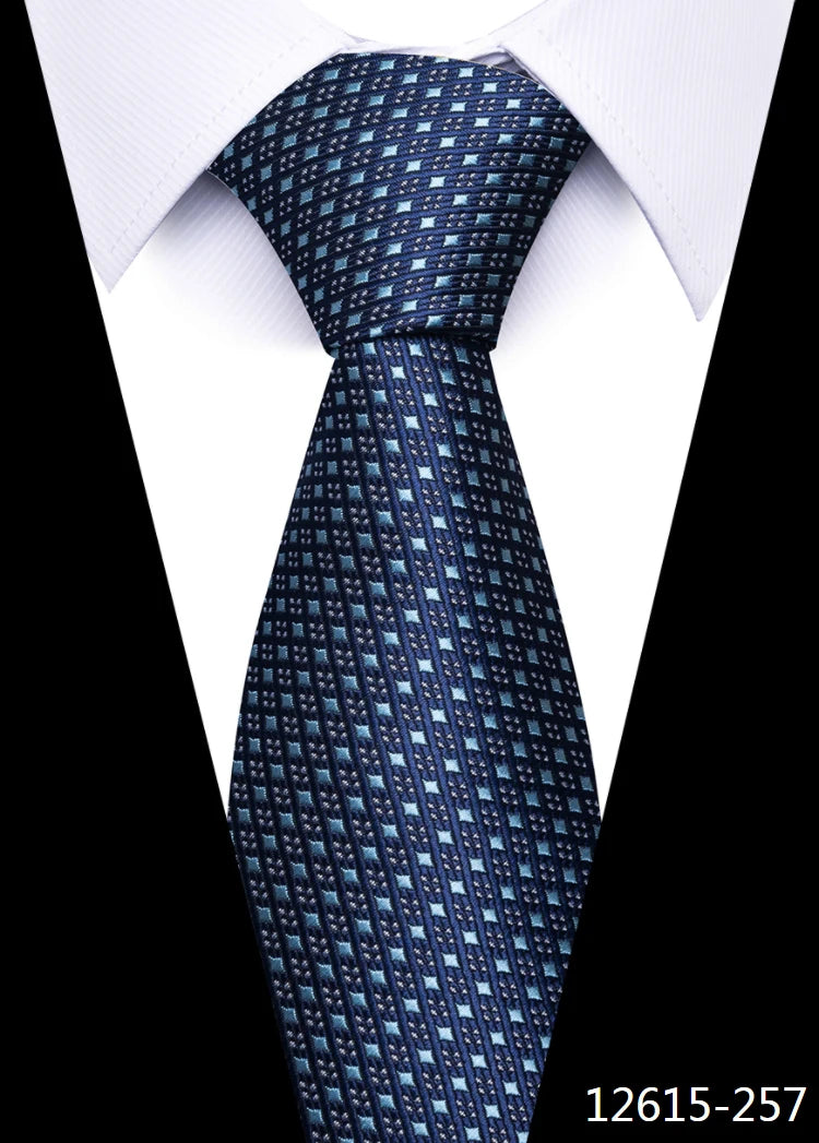 Cravate pour homme, 7,5 cm, de luxe, gris foncé, accessoires de mariage, à pois, pour le travail