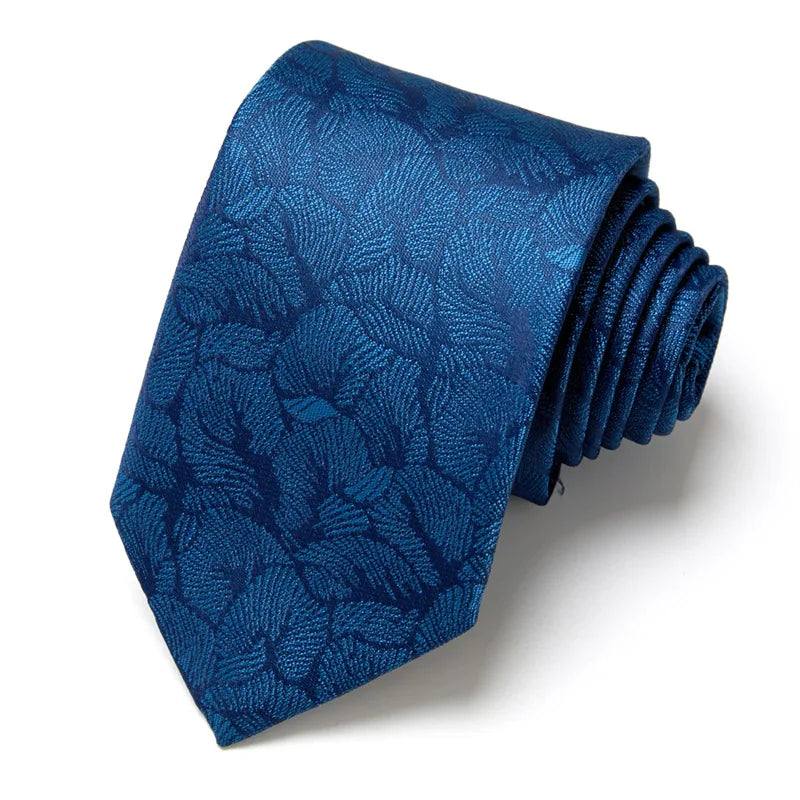 Brand Ties for Men Floral Cotton Wedding Black Tie 7cm Gravatas Corbatas Fashion Casual Printed Tie Necktie Cravate