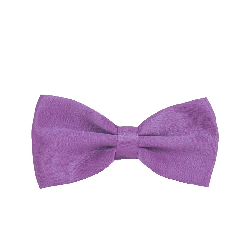 HUISUI 2024 New 43 Color Suit Bow Tie Wedding Gift Solid Party Classic Butterfly Cravat Wholesale Polyester Material Bowtie