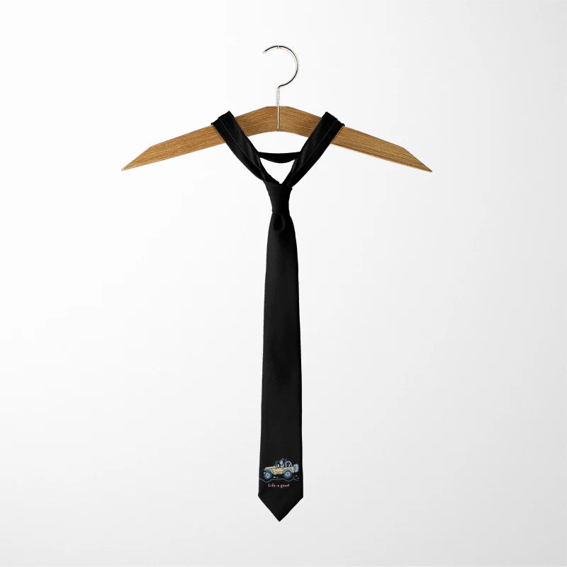 Cravate pour homme, motif animal drôle, motif paon, motif mathématique, en polyester, style décontracté, idéal pour les affaires ou les soirées.