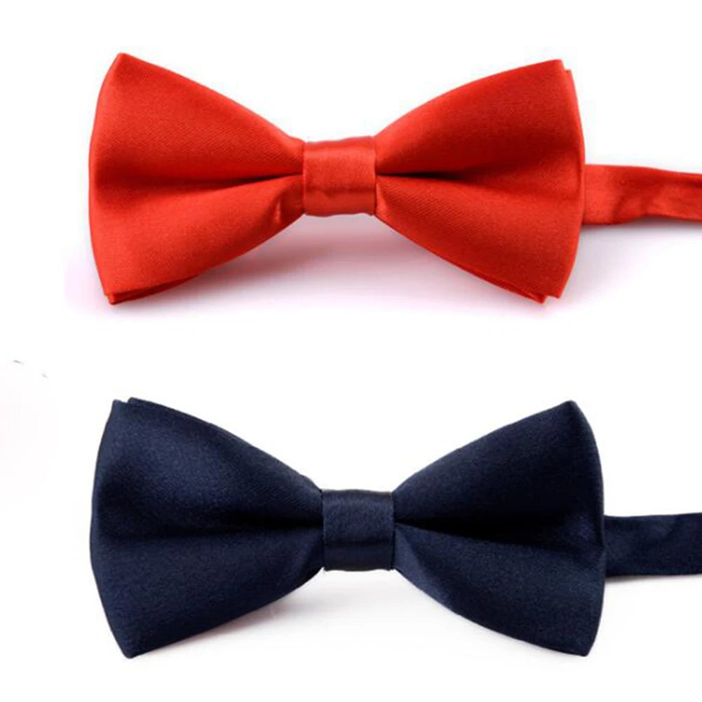 Classic Kid Bowtie Boys Grils Baby Toddler Bow Tie Fashion Solid Color Butterfly Party Pet formal Adjustable Fashion Necktie