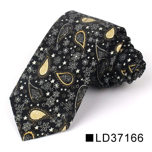 Nouvelle cravate florale pour hommes et femmes, cravate fine en coton pour mariage, cravates décontractées pour hommes, costumes classiques, cravates à imprimé floral
