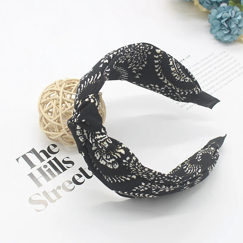 Black Wide-brimmed Headband Toothed Non-slip Hair Band White Hair Sports Makeup Headbands for Women Diademas Hairband