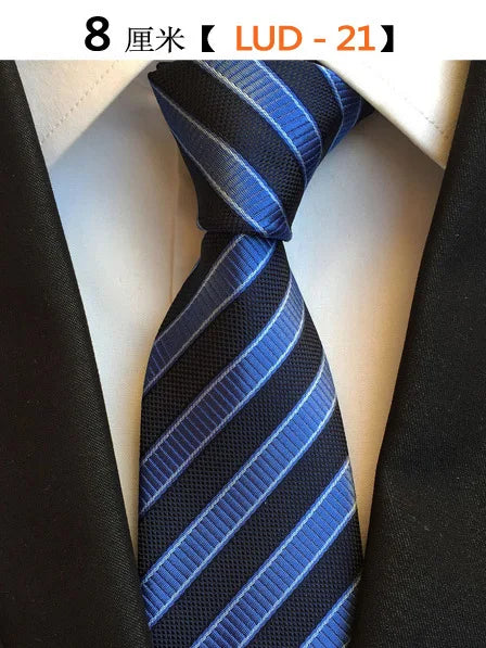 68 Colors NEW 8cm Tie for Man Tie Luxury Striped Flower Business Neck Tie Suit Cravat Wedding Party Necktie Men Gift