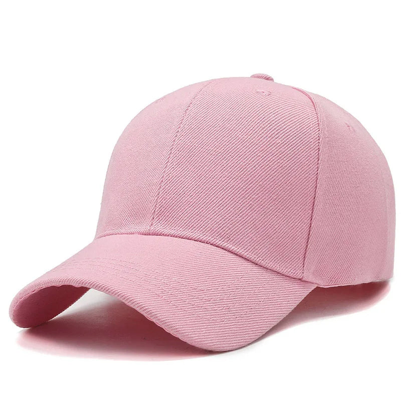 Casquette unisexe décontractée, unie, ajustable, à rabat, style hip-hop, pour homme et femme