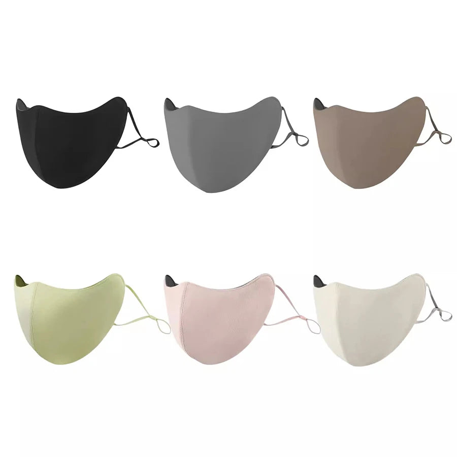 Masque facial tendance et respirant pour femme, de haute qualité, lavable, réutilisable, anti-poussière, coupe-vent, pour l'hiver