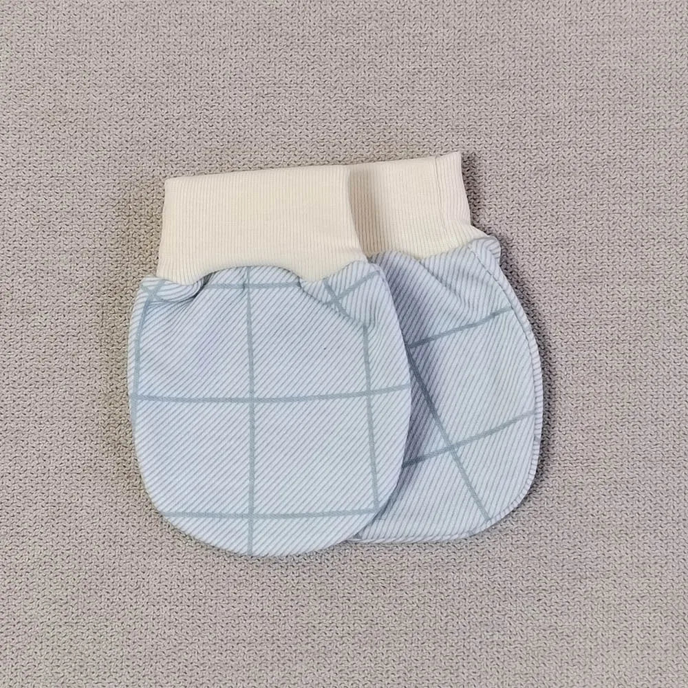 Lot de 5 paires de gants pour nouveau-né, moufles anti-rayures, en coton, unisexes, pour garçons et filles, de 0 à 3 mois