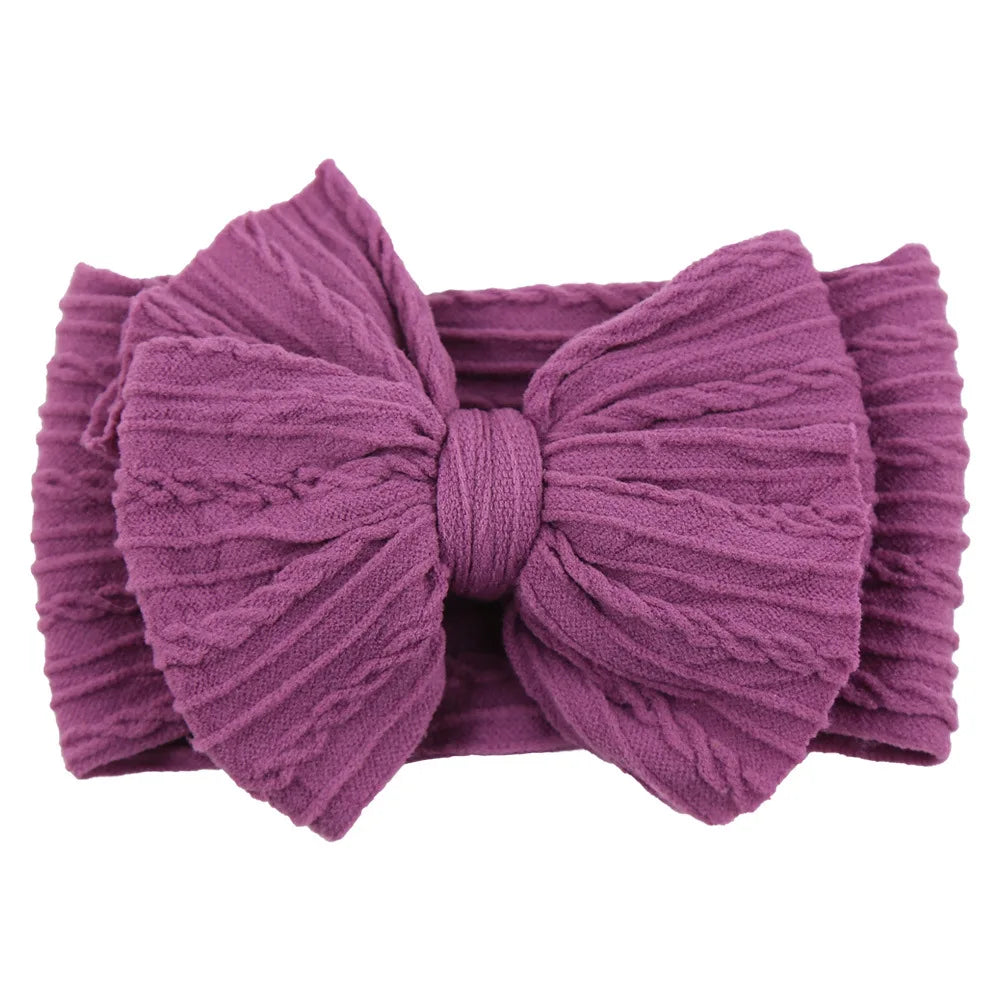 Baby Girl Bows Headband Newborn Turban Hairbands Kids Red Head Band Outdoor Toddler Children HeadWrap Hair Accessories