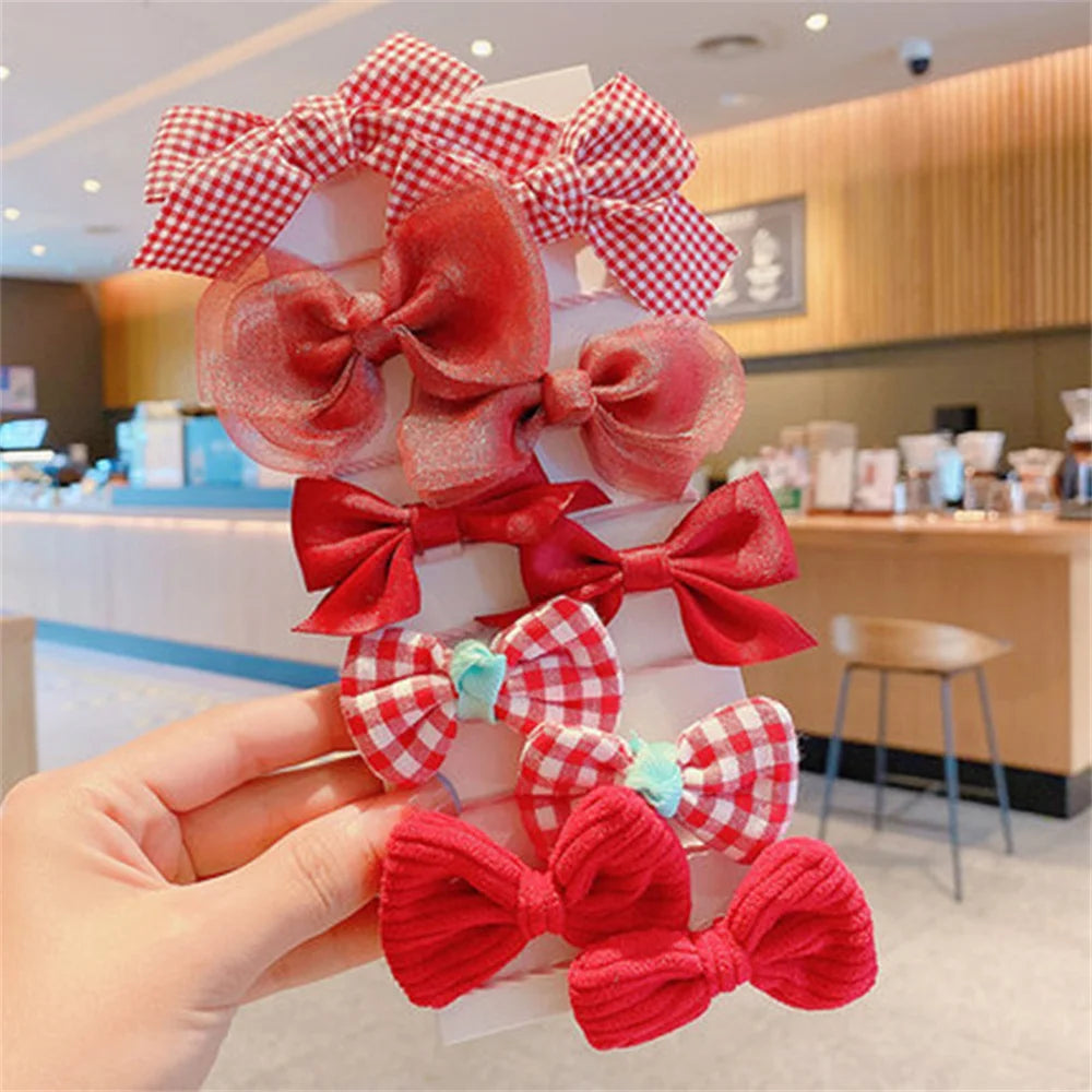 Lot de 10 élastiques à cheveux en forme de nœud floral pour filles et enfants, jolis élastiques colorés à faire soi-même, accessoires pour cheveux