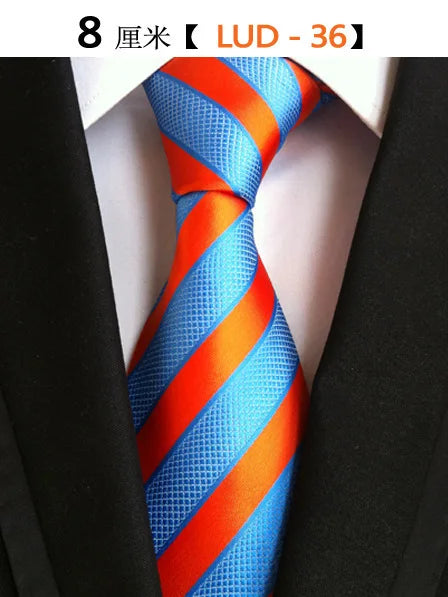68 Colors NEW 8cm Tie for Man Tie Luxury Striped Flower Business Neck Tie Suit Cravat Wedding Party Necktie Men Gift