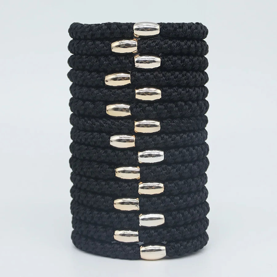 15Pcs Hair Ties for Women, Hair Elastics for Thick Hair, Strong Stretchy Ponytail Holders, No Slip No Damage No Crease Hai