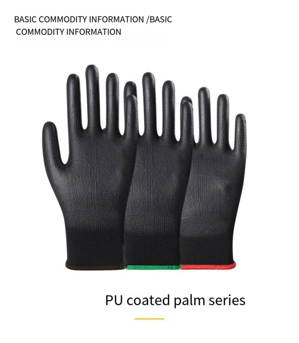 10 pares de guantes de seguridad duraderos: antideslizantes, resistentes al desgaste y con protección ESD para jardinería y carpintería.