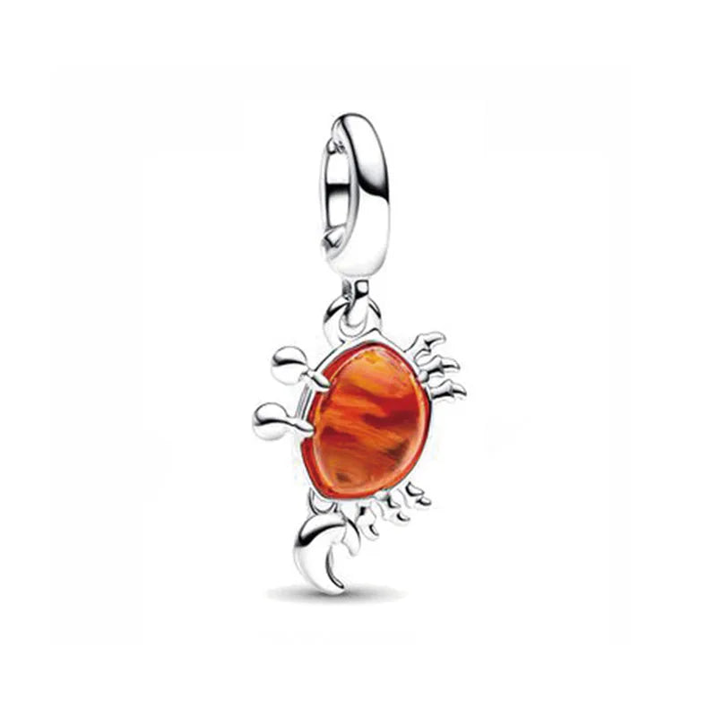 Nouveauté 2024 : bracelet européen en argent sterling 925, perles à faire soi-même, accessoires de bijouterie, sauf le crabe. Les autres modèles sont de petits trous.