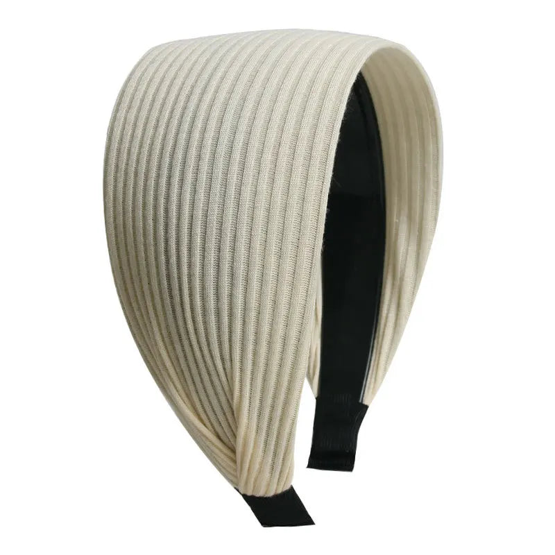 Black Wide-brimmed Headband Toothed Non-slip Hair Band White Hair Sports Makeup Headbands for Women Diademas Hairband