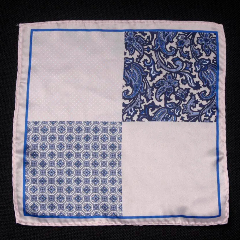 Mouchoir de poche de luxe pour homme, accessoire en soie, mouchoir de poche, foulard de poche, motif cachemire, pois, fête, mariage, bal de promo