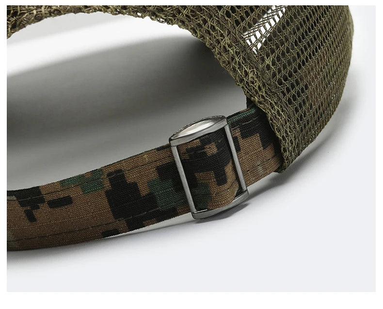 Casquette de baseball en maille respirante pour femme, nouvelle collection printemps-été, avec broderie autocollante, chapeau en maille, casquette de protection solaire d'extérieur pour homme
