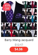 Barry.Wang Nouveauté Soie Hommes Cravate Mouchoir Boutons de Manchette Ensemble Jacquard Animal Dinosaure Chauve-Souris Gravat Cravate Pour Homme Mariage Affaires