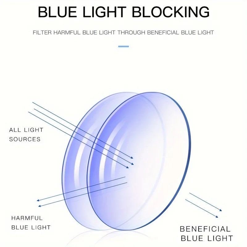 Blue Light Blocking Glasses Polarized Sunglasses TR Frame UV400 Protection Unisex Fashion Eyewear Anti Glare Two Tone Injection