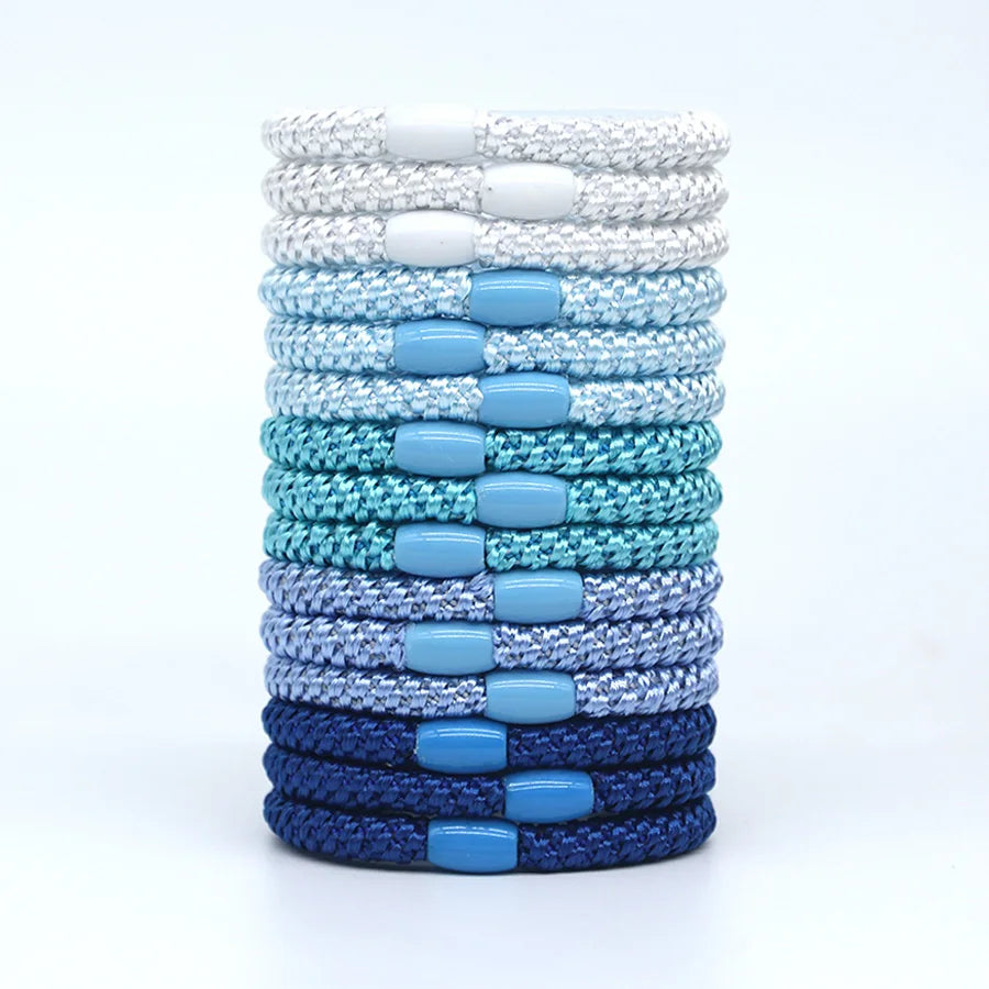 Hair Ties for Girls Women, 15 Pcs Elastics Hair Bands Ponytail Holders for Thick Hair, No Damage No Crease Hair Elastics
