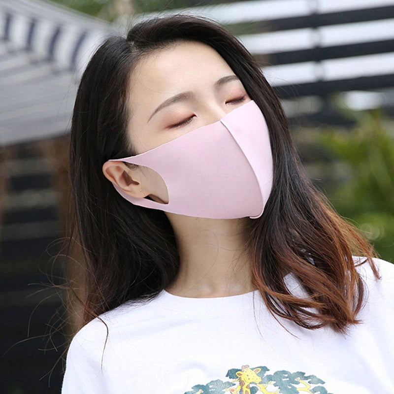 UV Protection Mask Dustproof Face Towel Mask Washcloth Breathable Mask Breathe Freely Colorful Sun Block Face Cover masque маска