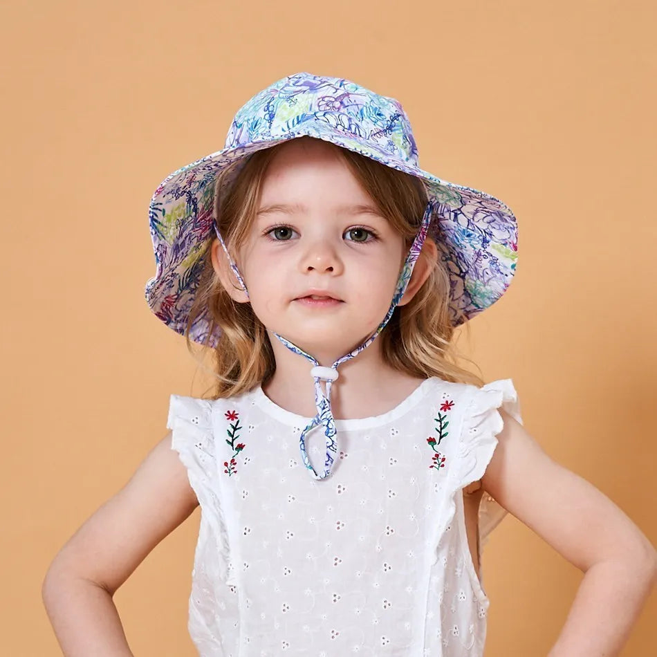 Newborn Baby Hats Boys Girls Panama Summer Kids Sun Hat Infant Beach Fisherman Bucket Hat Children Breathable Outdoor Hats