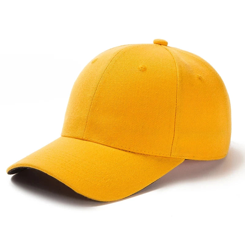 Unisex Cap Casual Plain Baseball Cap Adjustable Snapback Hats For Women Men Hip Hop Cap Street Dad Hat