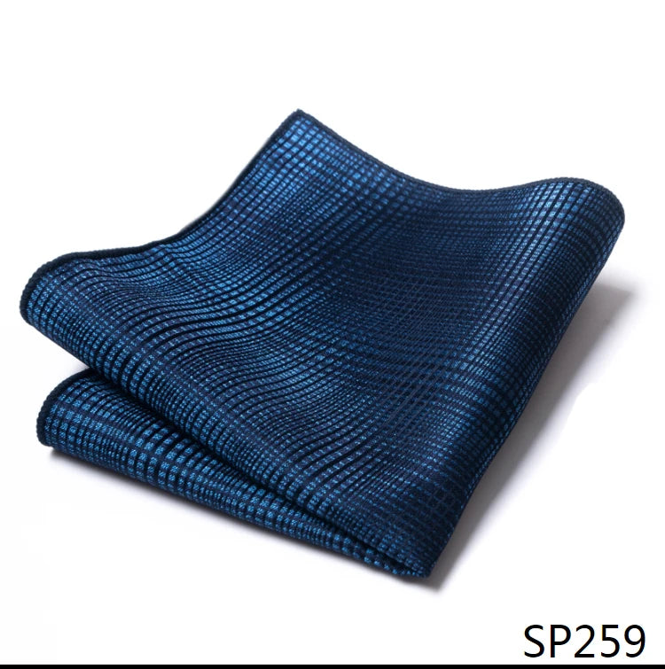 Vangise Brand Newest style Silk Hanky Man Floral Gray Fit Business lover's day Pocket Square Handkerchiefs