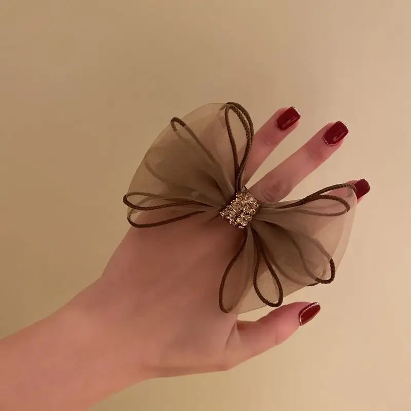 Elegant diamond bow headband | High elastic headband hair accessories | Fashion casual fashion accessories, ideal gift for girls