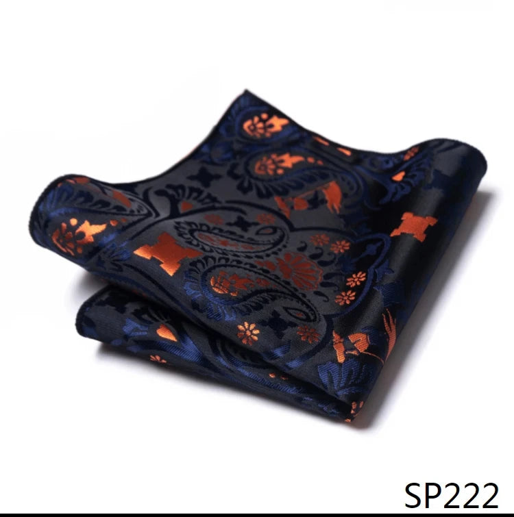 1pcs High Grade New Style Hot sale Handkerchief Black Suit Accessories Solid Men Abraham
