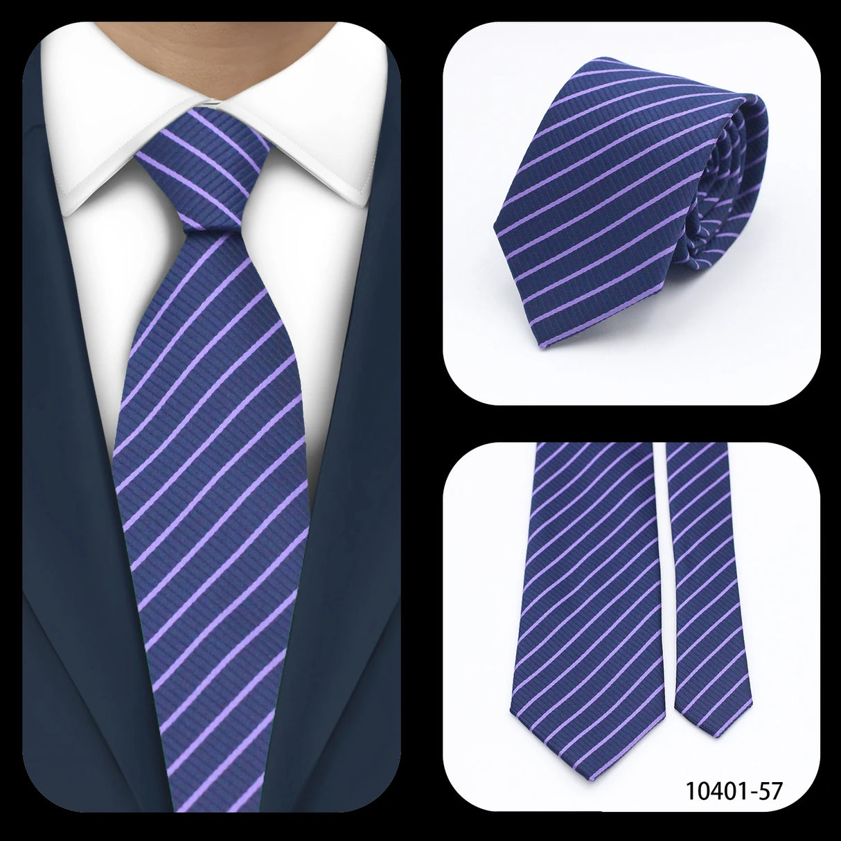 Cravates élégantes à pois pour hommes LYL 7 cm, cravate de luxe avec imprimé géométrique, cadeau pour invités, accessoires de festival pour gentleman