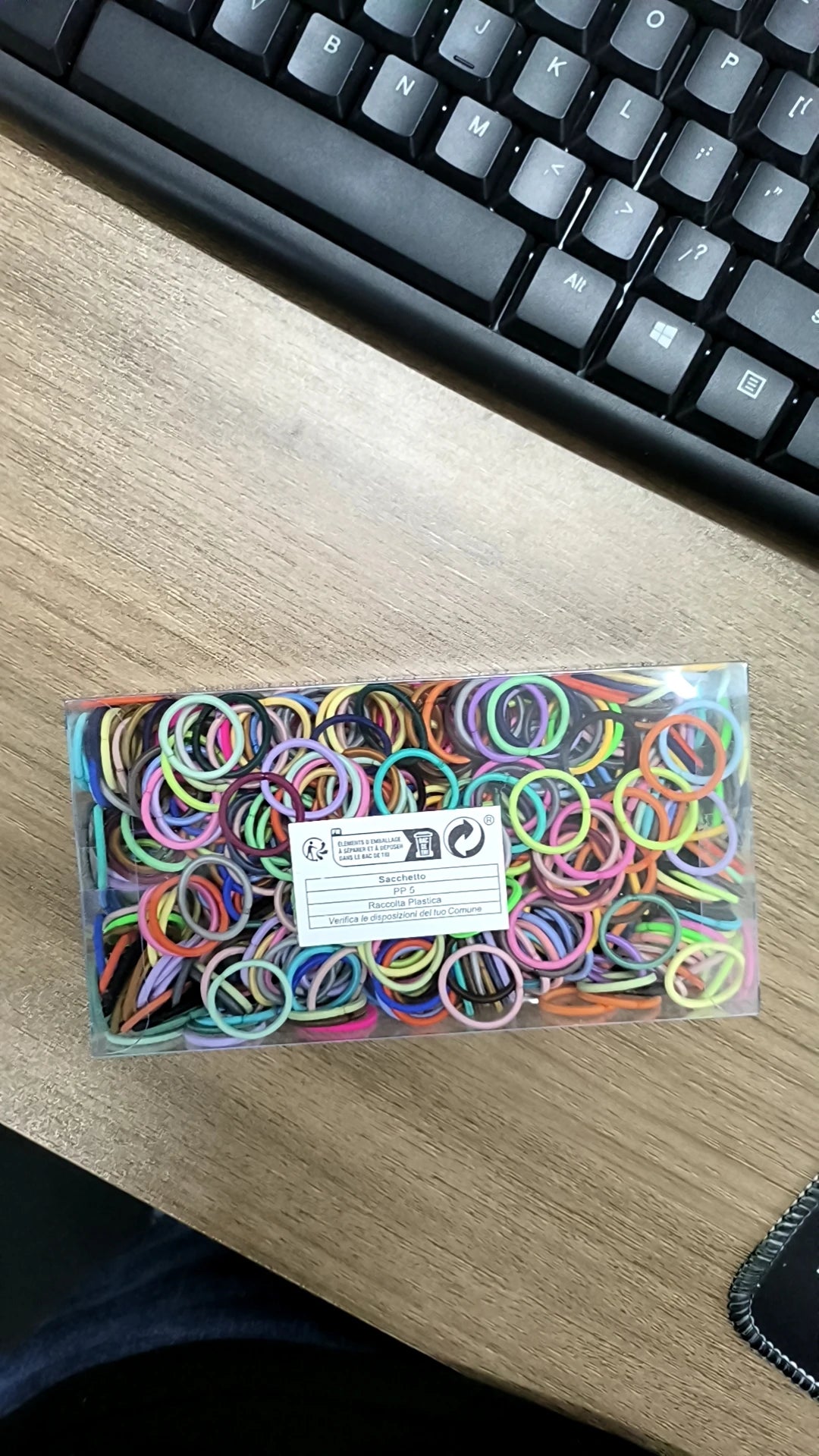 Lot de 100 élastiques à cheveux pour bébé, 36 élastiques multicolores de 2 cm de diamètre, sans plis, en caoutchouc, pour queue de cheval, petits et fins
