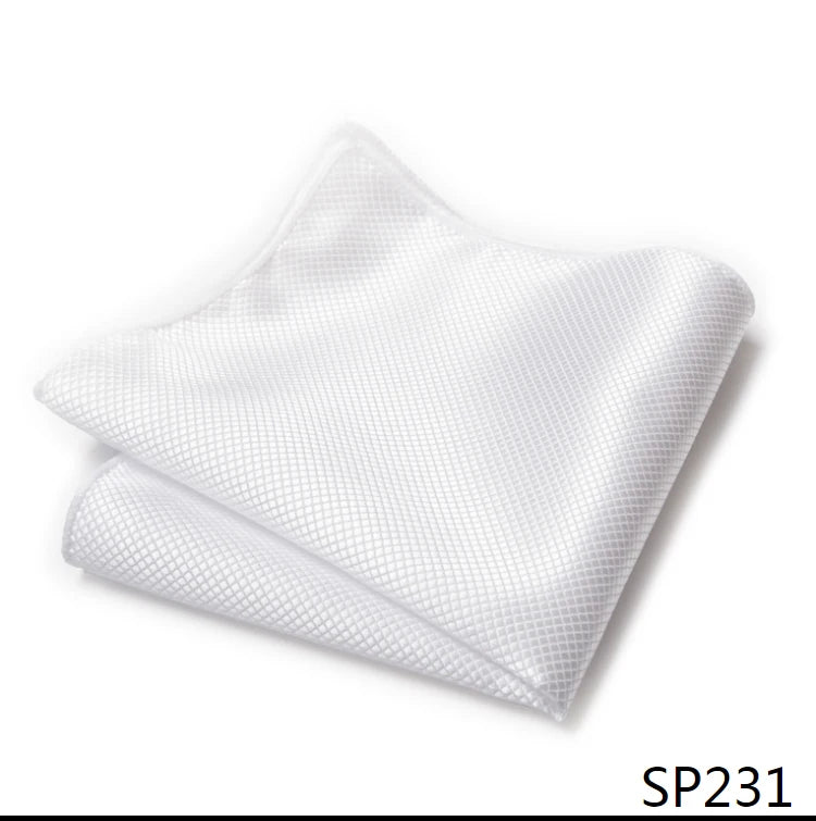 Vangise Brand Newest style Silk Hanky Man Floral Gray Fit Business lover's day Pocket Square Handkerchiefs
