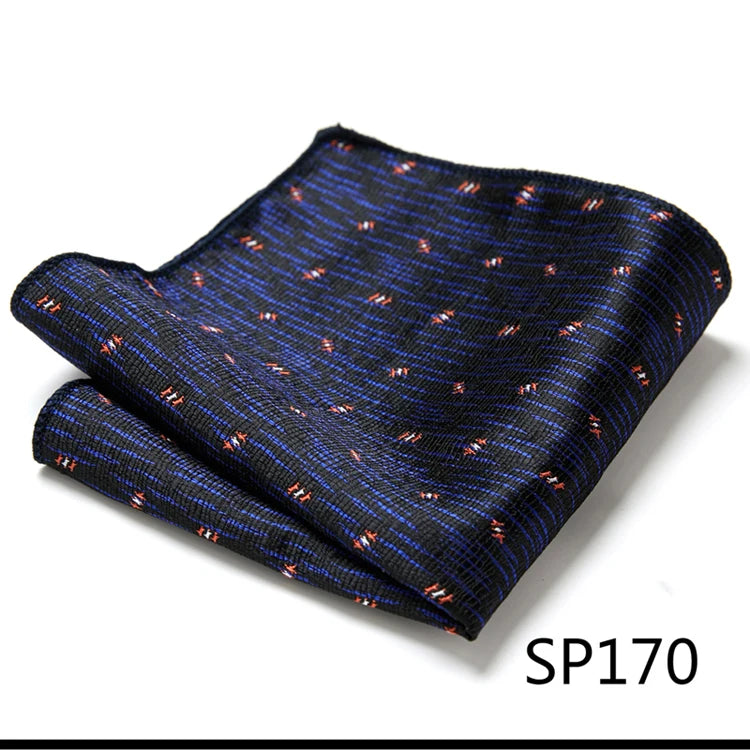 Pocket Square Handkerchief Nice Handmade Woven 100% Silk Hanky Pocket Square Printed hombre Pink Office Clothing accessories