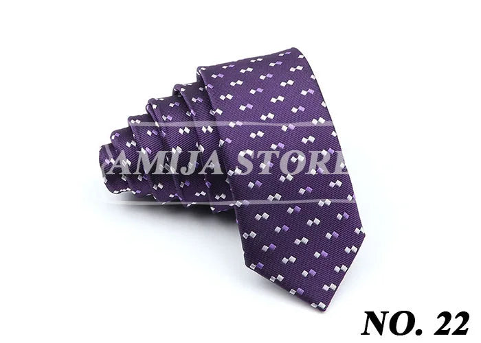 Cravates fines pour hommes et femmes, cravate fine à rayures, motif cachemire, 5 cm, tenue décontractée pour fête, mariage, col étroit, accessoire masculin
